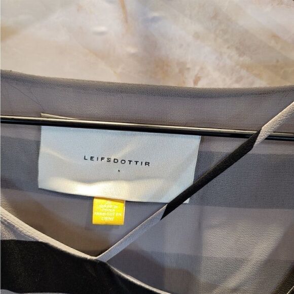 Anthropologie Dresses Leifsdottir Asymmetric Silk Dress - Picture 5 of 6